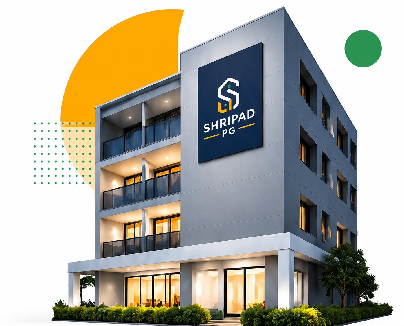 Shripad PG premium accommodation building